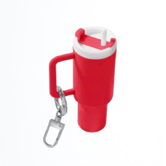 Mini Stanley Keychain- Red - Picture 2 of 5